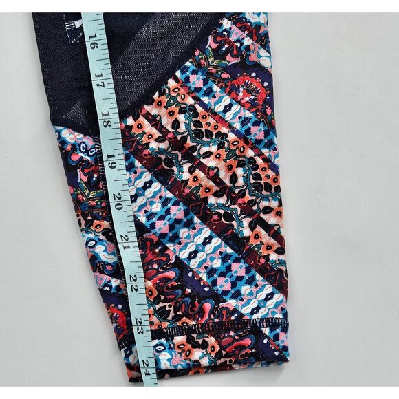 Athleta Mixed Print 7/8 Length Salutation Leggings Women's Size Small - Picture 5 of 6